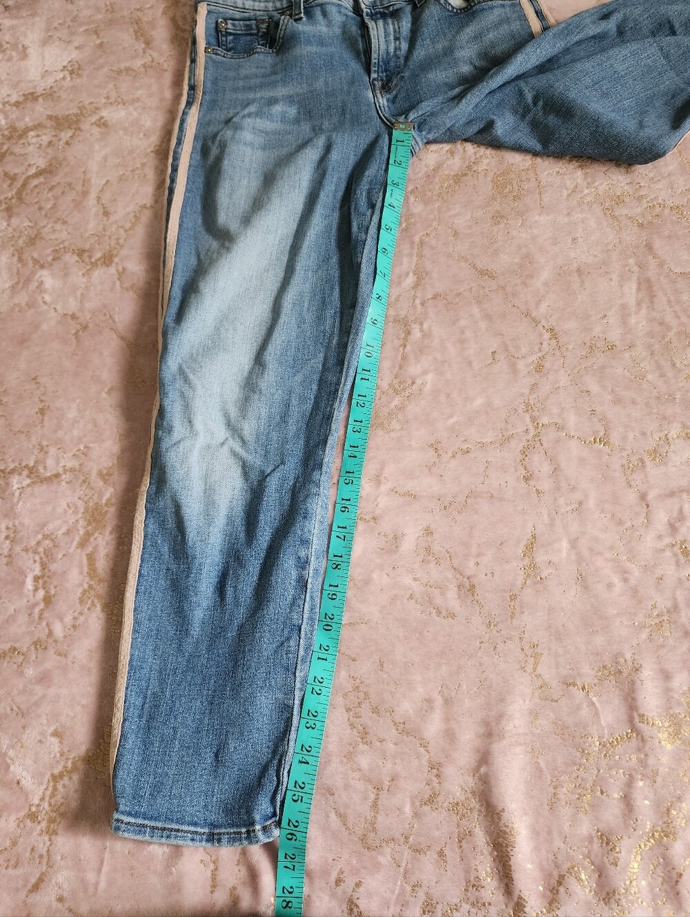 7 FOR ALL MAMKIND | Light Blue Denim Jeans - Picture 13 of 15